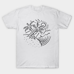 Beach and Wave T-Shirt